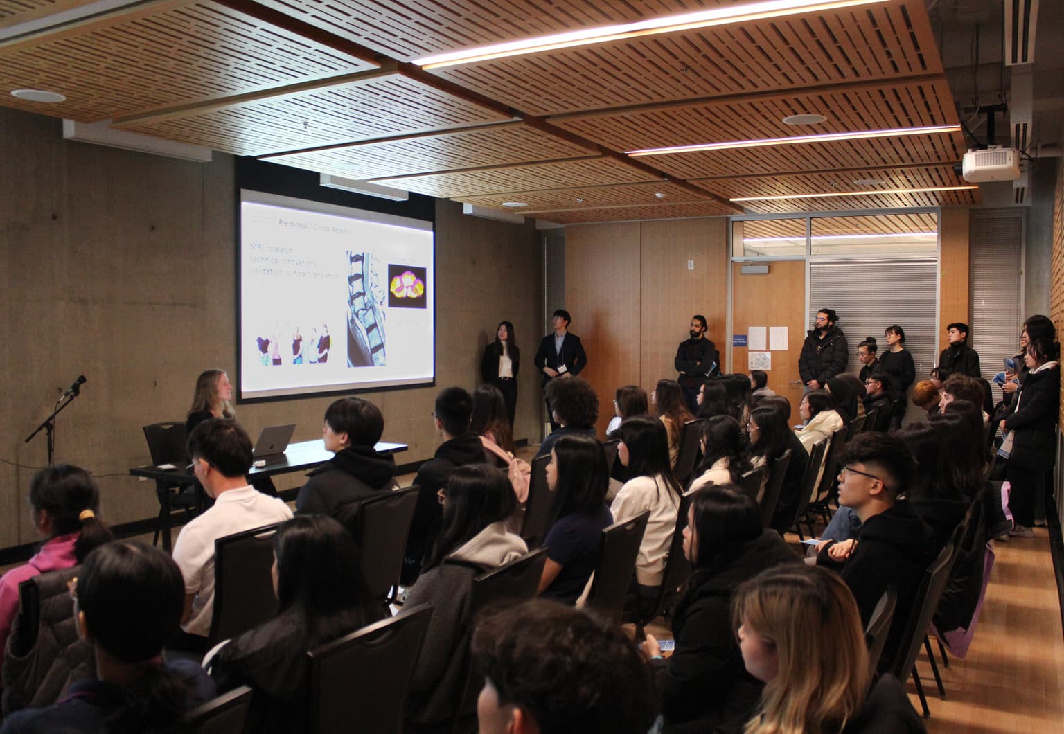 URO community at a research event
