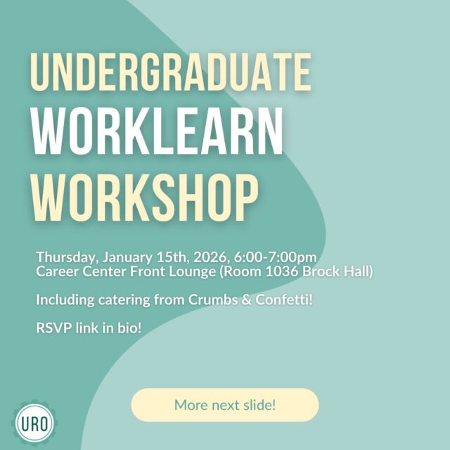 ❓Are you interested in paid research opportunities this year? 🤑 Join us for an exciting evening and learn about the Worklearn positions you could hold!The UBC Career Center will come introduce the Worklearn program, and give insider tips and tricks on applications.Our 3 guest speakers (previous Worklearn recipients) will also be there to answer all your questions!Food and Snacks will be catered by Crumbs & Confetti! 🎉📆 Date: Thursday, January 15th, 2026
⏰ Time: 6:00-7:00pm
📍 Location: Career Center Front Lounge (Room 1036 Brock Hall)RSVP link is in our bio! 🔗Join us for an amazing start to this semester! See you all there 😉