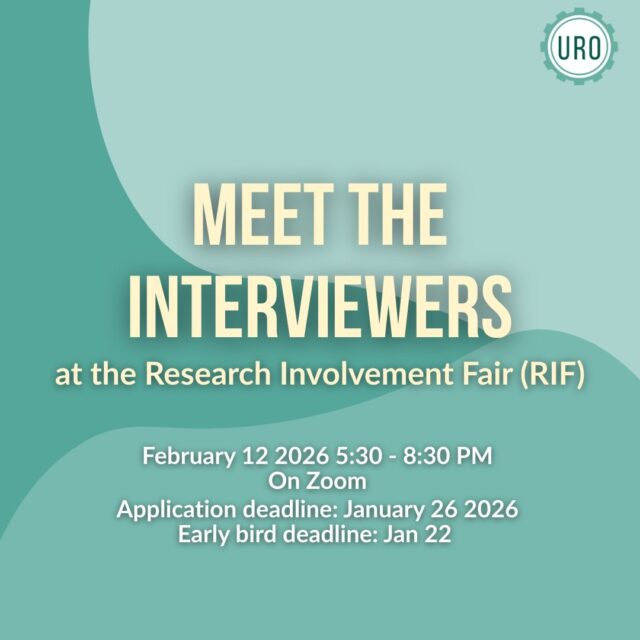 Meet some of our 2026 RIF interviewers 🌟
- Dr. Asher Leeks (UBC Leeks Lab)
- Centre for the Study of Services to Children and Families
- UBC Domeier Lab
- Dr. Kristen Haase (UBC ACCESS Lab)
... and more‼️Interested in working with these researchers? RIF applications close on January 26th 2026, don’t miss out on this incredible opportunity!Event Details:
Applying prior to the early bird deadline will grant your application a bonus pointEvent Date: Thursday, February 12, 2026 on Zoom from 5:30 - 8:30 PST
Early Bird Deadline: Thursday, January 22nd, 2026 at 11:59 PM PST
Final Deadline: Monday, January 26, 2026 at 11:59 PM PST
Application Form: https://ubc.ca1.qualtrics.com/jfe/form/ SV_OrfRXjw3uWfkttc (also available via the link in our bio & website)Please check our linktree or our website to see the application adjudication rubric and a list of participating labs.