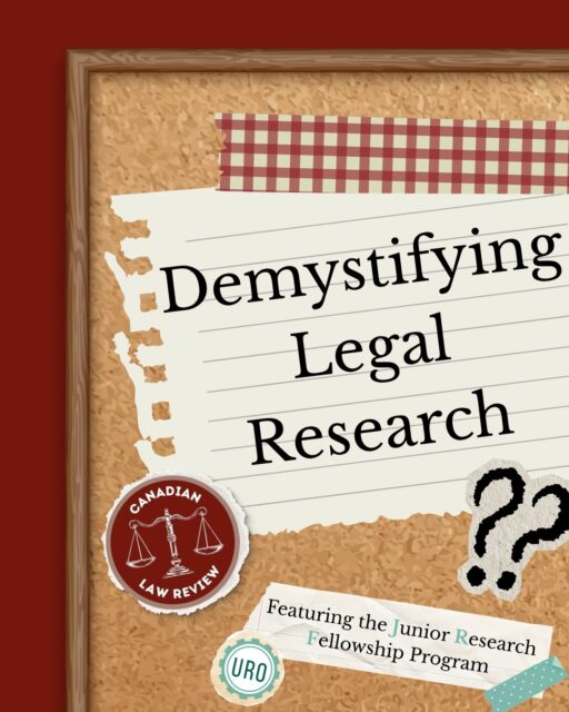 Curious about legal research but not sure if itโs for you? Check out these myths about legal research and our JRF Program! More information about the program is available in our bio, as well as application links.